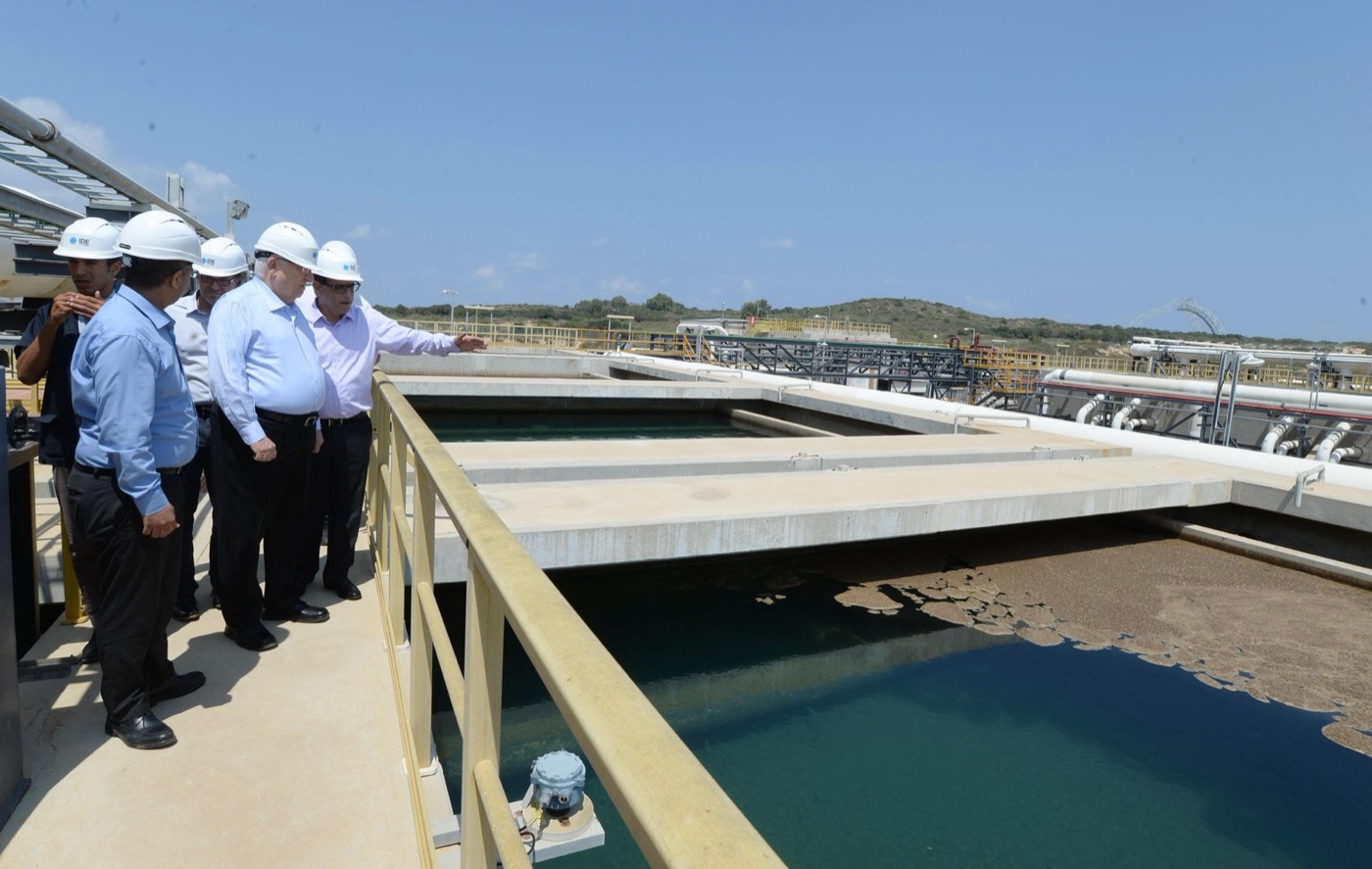 Visitors at the Sorek plant in Israel. For a coastal city that has done the cheaper things first, the sea is the right next source.