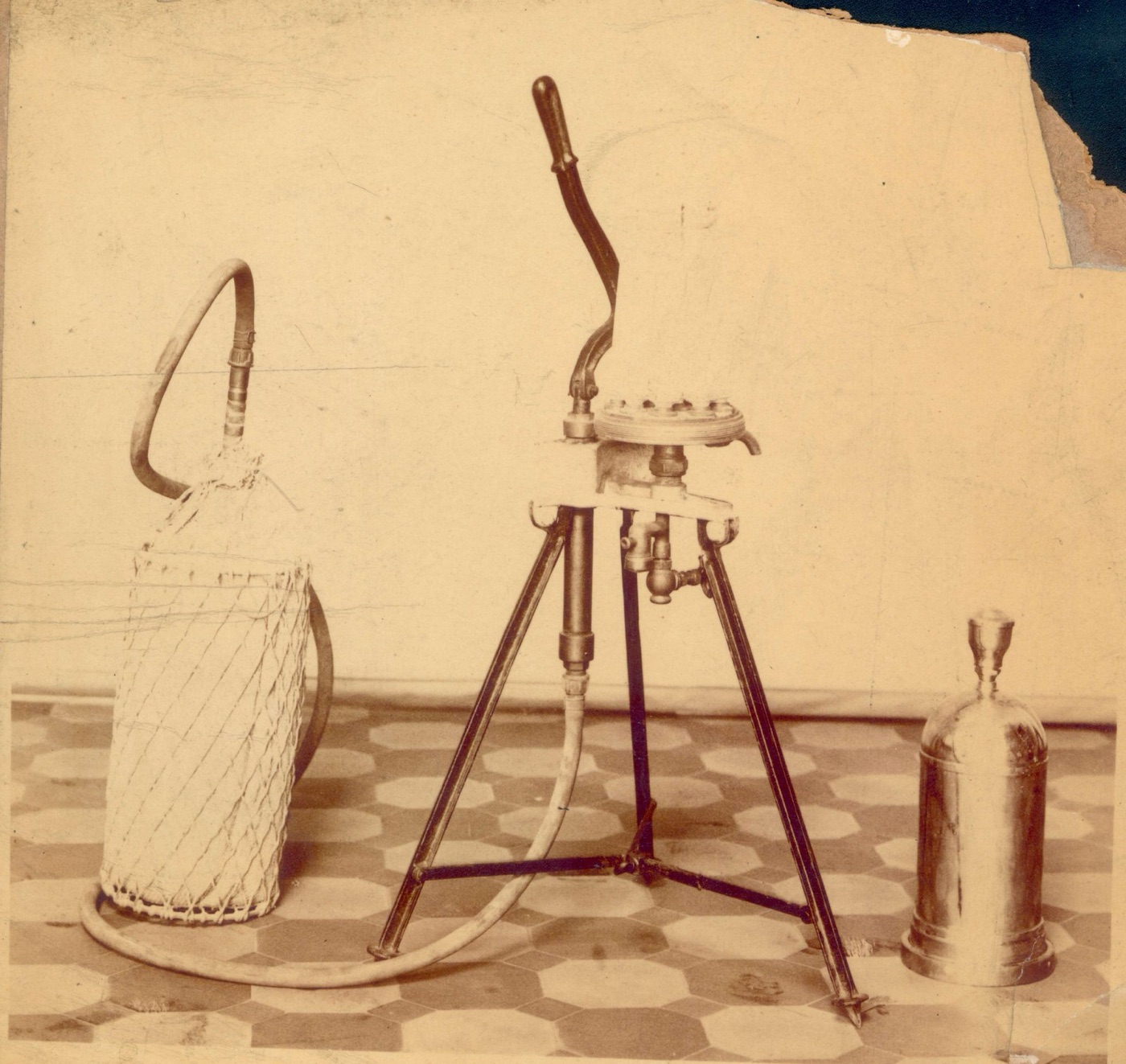 Pasteur Chamberland filters of the 1880s, porcelain candles that did remove bacteria. The modern cartridge does not.