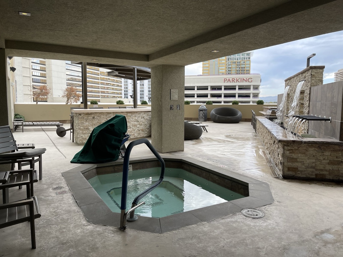 A rooftop hot tub. Warm, bubbling and shared: everything the bacterium wants.