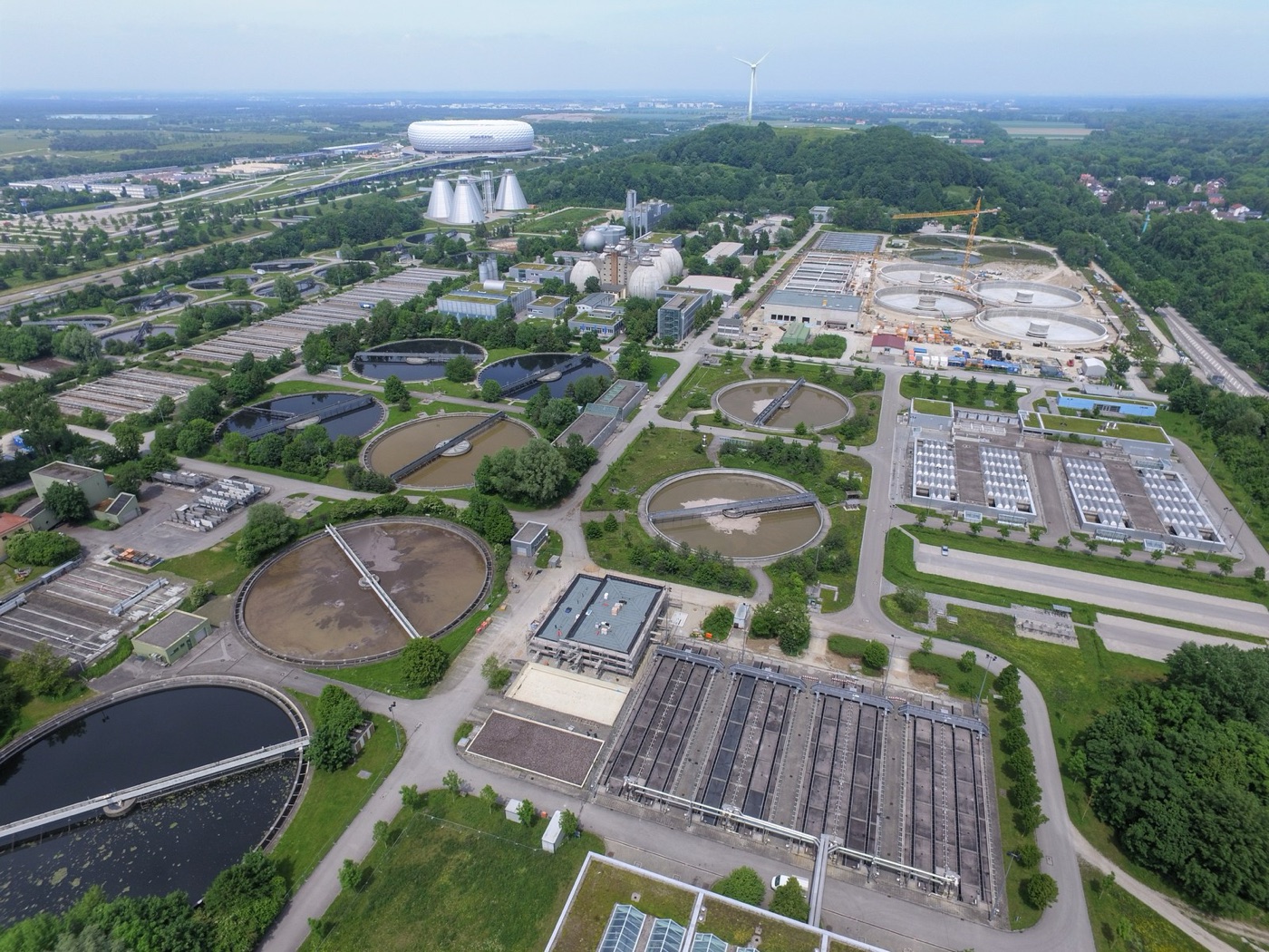 A treatment works from the air. Plants get built where somebody is asking for them.