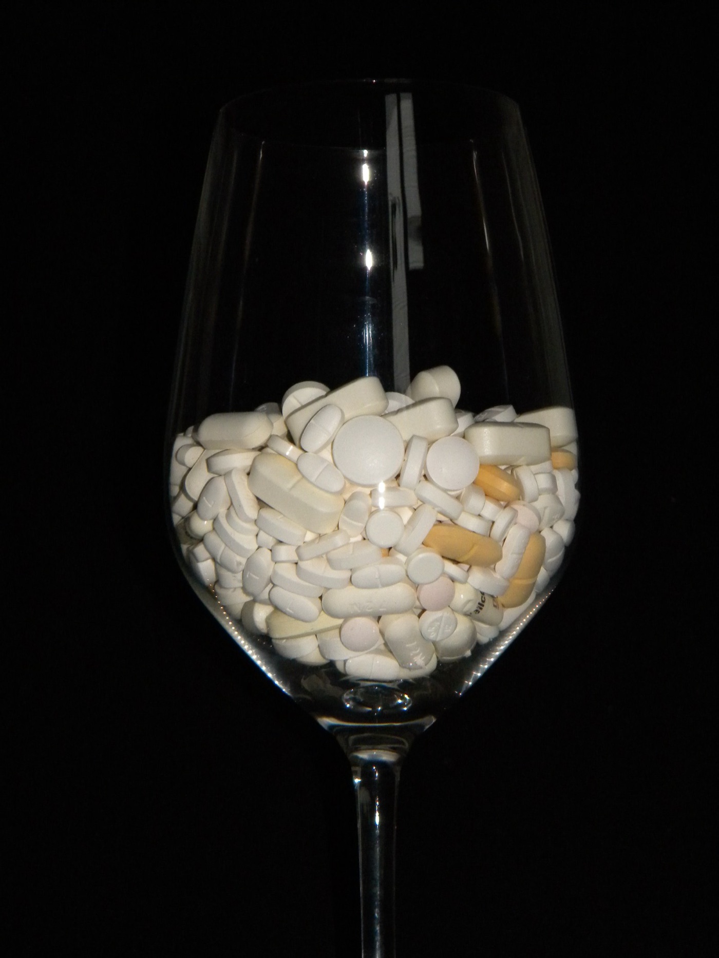 A course of tablets carries a few litres of water. What matters is the concentration of drug in the river, not the volume.
