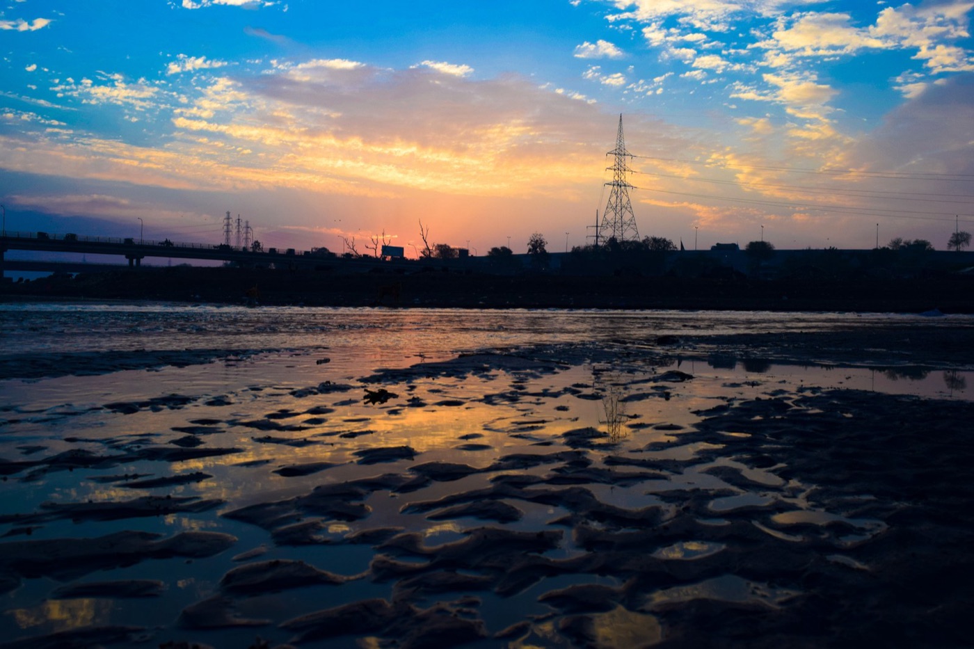 The Ravi at Lahore. Allocated to India in 1960, it reaches the city as a trickle and leaves it as a drain.