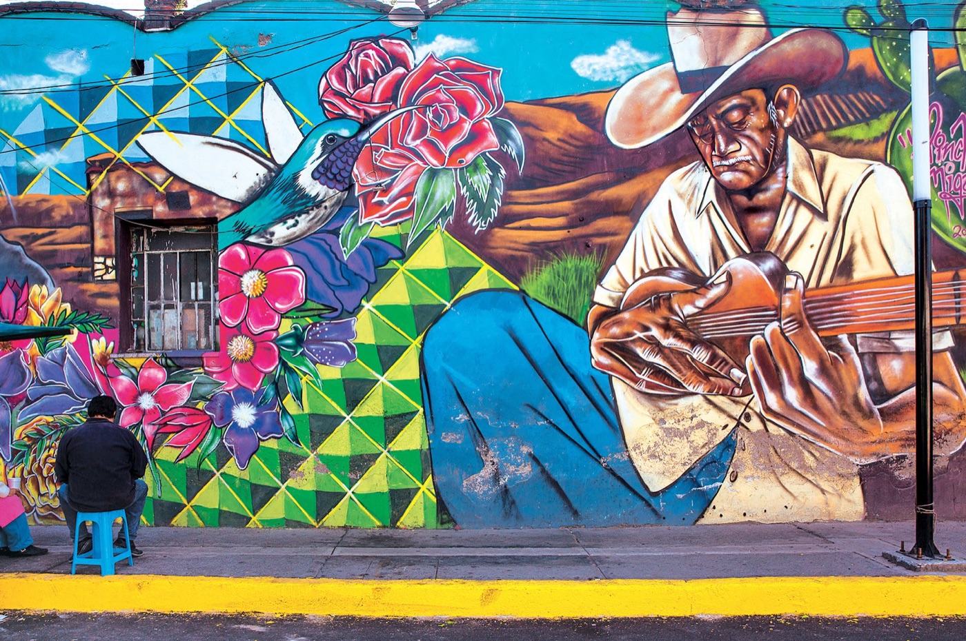 A mural in Iztapalapa, the borough of nearly two million people that gets its water by tanker.